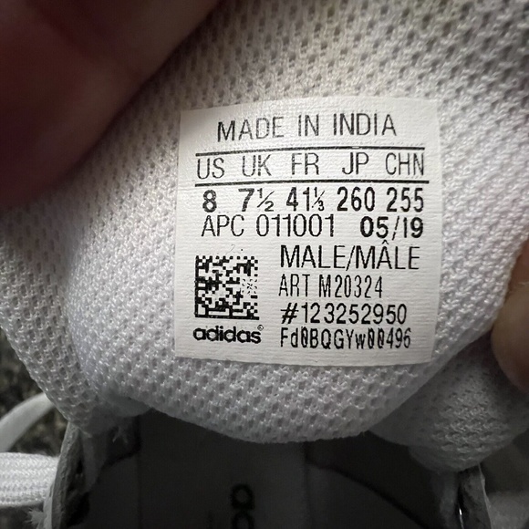 Sold Adidas Originals mens Stan Smith FX 5502 White/Green Mens 8/41.3 5/19 - Picture 8 of 8